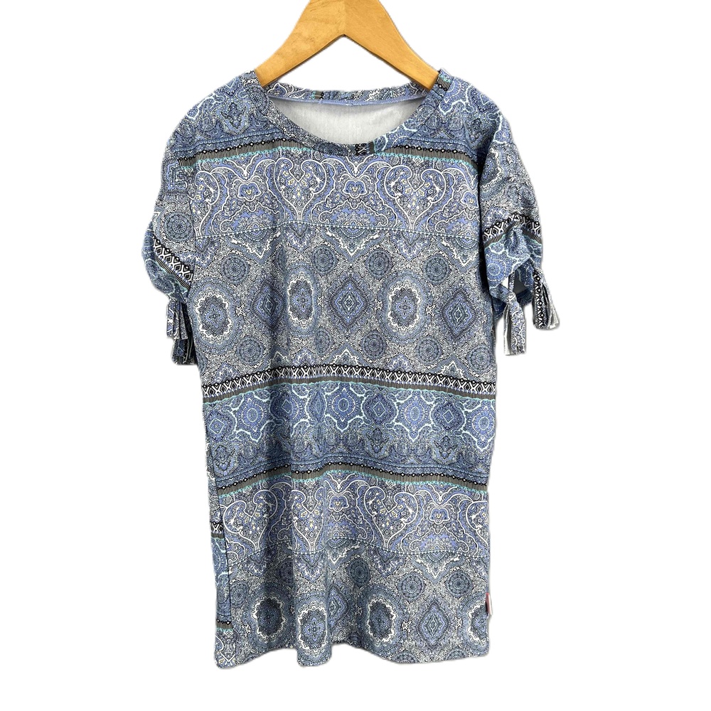 Seafolly Blue Paisley‎ Rashguard Short-Sleeve Swim Shirt Kids Size 12